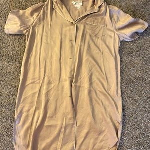 night gown from christian dior, medium, tan